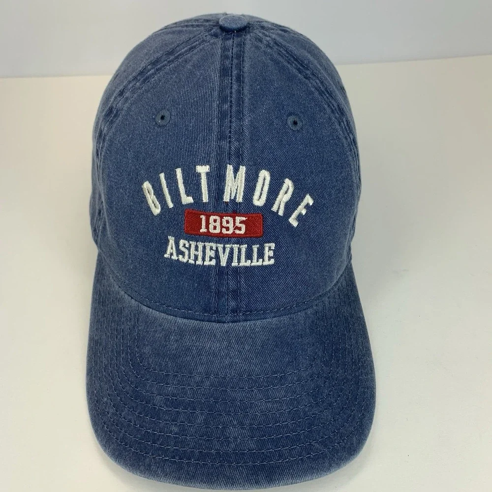 Biltmore Asheville Hat Blue Adjustable Strap OSFM The Game Baseball Cap Souvenir
